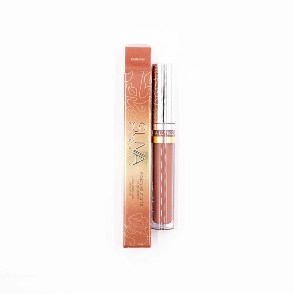 Suva - Moisture Matte Liquid Lipstick - Badnam - 3.5 ml / .12 oz‎
